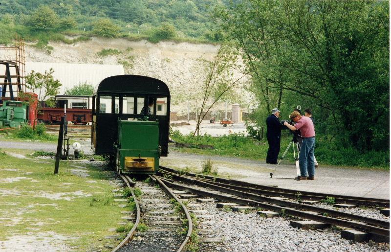 wickham-filming-03.jpg - The Wickham heads towards the tunnel complete with novice driver.